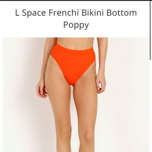 NWOT L*SPACE COURT BISTY RIBBED BOTTOM IN POPPY